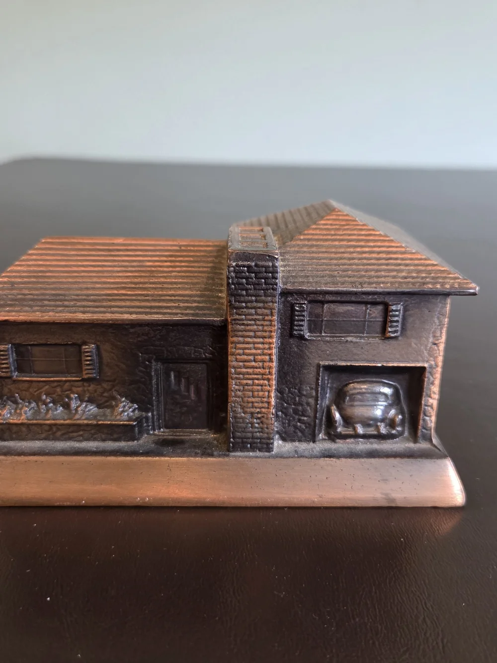Vintage Banthrico Chicago House Coin Bank Hobart Federal Savings Promotion